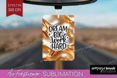 Inspirational Quote Air Freshener PNG - Rose Gold PNG Product Image 1