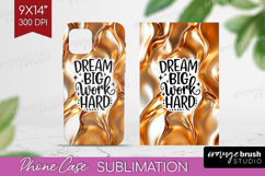Inspirational Quote Phone Case PNG - Rose Gold Case PNG Product Image 1