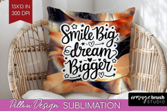 Inspirational Quote Pillow Sublimation - Rose Gold Pillow Product Image 1