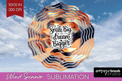 Inspirational Quote Wind Spinner Sublimation PNG - Rose Gold Product Image 1