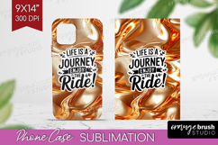 Inspirational Quote Phone Case PNG - Rose Gold Case PNG Product Image 1
