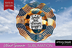Inspirational Quote Wind Spinner Sublimation PNG - Rose Gold Product Image 1