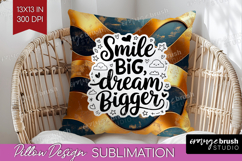 Inspirational Quote Pillow Sublimation - Rose Gold Pillow Product Image 1