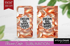 Inspirational Quote Phone Case PNG - Rose Gold Case PNG Product Image 1
