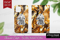 Inspirational Quote Phone Case PNG - Rose Gold Case PNG Product Image 1