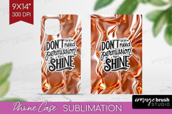 Inspirational Quote Phone Case PNG - Rose Gold Case PNG Product Image 1