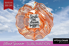 Inspirational Quote Wind Spinner Sublimation PNG - Rose Gold Product Image 1