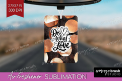 Inspirational Quote Air Freshener PNG - Rose Gold PNG Product Image 1