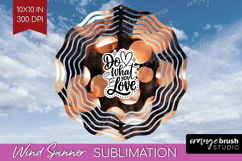 Inspirational Quote Wind Spinner Sublimation PNG - Rose Gold Product Image 1