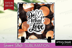 Inspirational Quote Slate PNG - Rose Gold Square Slate Product Image 1