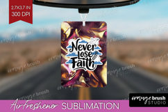 Inspirational Quote Air Freshener PNG - Rose Gold PNG Product Image 1