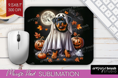 Rottweiler Dog Mouse Pad Sublimation Halloween Mousepad PNG Product Image 1