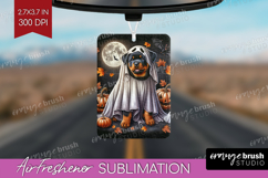 Rottweiler Dog Air Freshener PNG Halloween PNG Sublimation Product Image 1