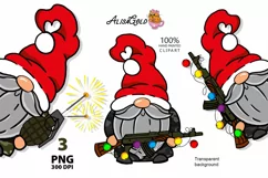 Gnomes of Military America Christmas, Gnome Soldier Product Image 1