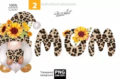 scandinavian gnome mother's day leopard mom Product Image 1