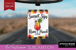 Rum Punch Cocktail Air Freshener PNG Summer Drink PNG Product Image 1