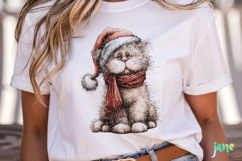 Whimsical Christmas Cats Clipart Product Image 5