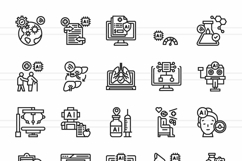 50 Future of Work &amp; Hybrid Workplace Systems Icons Product Image 2