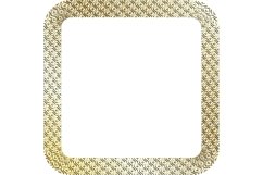 Set of golden abstract geometric frames. EPS, PNG Product Image 5
