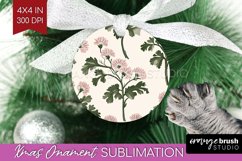Vintage Flowers Ornament PNG - Floral PNG Sublimation Product Image 1