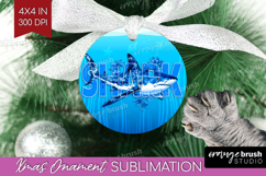 Shark Floral Ornament PNG Sea Blue PNG Sublimation Product Image 1