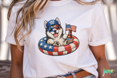 Patriotic Dog Collection PNG Product Image 3