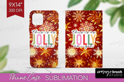 Funny Christmas Quote Phone Case PNG - Snowflakes Case PNG Product Image 1