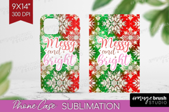 Funny Christmas Quote Phone Case PNG - Snowflakes Case PNG Product Image 1