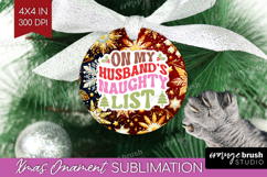 Funny Christmas Quote Ornament PNG - Snowflakes PNG Product Image 1
