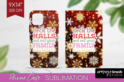 Funny Christmas Quote Phone Case PNG - Snowflakes Case PNG Product Image 1