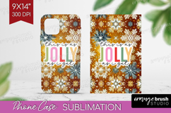 Funny Christmas Quote Phone Case PNG - Snowflakes Case PNG Product Image 1