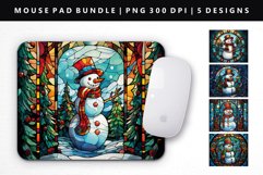 Snowman Mouse Pad Design | Mouse Pad Sublimation PNG Product Image 2