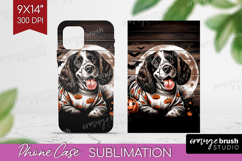 Spaniel Dog Phone Case PNG Halloween Case PNG Sublimation Product Image 1