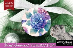 Spring Blossom Ornament PNG - Flowers PNG Sublimation Product Image 1
