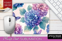 Spring Blossom Mouse Pad Sublimation - Flowers Mousepad PNG Product Image 1