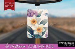 Spring Blossom Air Freshener PNG - Flowers PNG Sublimation Product Image 1