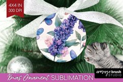 Spring Blossom Ornament PNG - Flowers PNG Sublimation Product Image 1