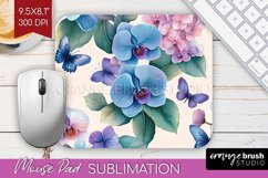 Spring Blossom Mouse Pad Sublimation - Flowers Mousepad PNG Product Image 1