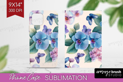 Spring Blossom Phone Case PNG - Flowers Case PNG Sublimation Product Image 1