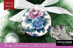 Spring Blossom Ornament PNG - Flowers PNG Sublimation Product Image 1