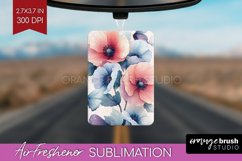 Spring Blossom Air Freshener PNG - Flowers PNG Sublimation Product Image 1