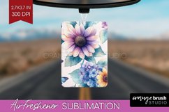 Spring Blossom Air Freshener PNG - Flowers PNG Sublimation Product Image 1