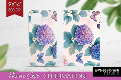 Spring Blossom Phone Case PNG - Flowers Case PNG Sublimation Product Image 1