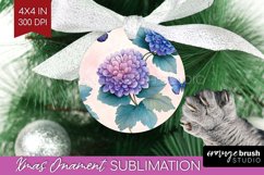 Spring Blossom Ornament PNG - Flowers PNG Sublimation Product Image 1