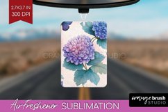 Spring Blossom Air Freshener PNG - Flowers PNG Sublimation Product Image 1