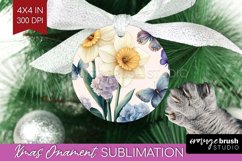 Spring Blossom Ornament PNG - Flowers PNG Sublimation Product Image 1