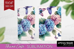 Spring Blossom Phone Case PNG - Flowers Case PNG Sublimation Product Image 1