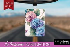 Spring Blossom Air Freshener PNG - Flowers PNG Sublimation Product Image 1