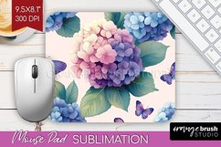 Spring Blossom Mouse Pad Sublimation - Flowers Mousepad PNG Product Image 1