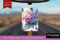 Spring Blossom Air Freshener PNG - Flowers PNG Sublimation Product Image 1